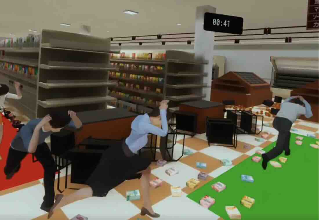 災害時シミュレーションVR